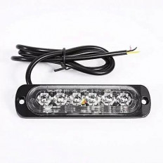 LED STROBE LIGHT 9~48V DC 3W ΜΕ 6 LED ΛΕΥΚΑ ART-3119 ROLINGER