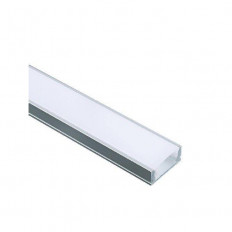 ΠΡΟΦΙΛ ΑΛΟΥΜΙΝΙΟΥ 1Μ ME MAT ΚΑΛΥΜΜΑ ΓΙΑ ΤΑΙΝΙΑ LED