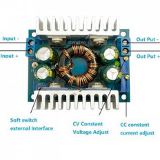 DC DC AUTOMATIC ADJUSTABLE STEP UP STEP DOWN CONVERTER 5A