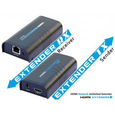 ANGA EXT120 HDMI Extender 120μ 1x UTP CAT5e/6 καλώδιο 1080P συμβατό με HDMI 1.3, HDCP 1.2