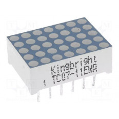 LED DISPLAY DOT MATRIX ΚΟΚΚΙΝΟ ΚΟΙΝΗΣ ΚΑΘΟΔΟΥ 17.78x12.7mm