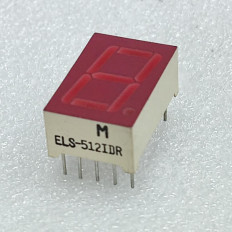 DISPLAY LED ΚΟΙΝΗΣ ΑΝΟΔΟΥ  ΚΟΚΚΙΝΟ 14.22mm 7 SEGMENT ELS-512IDR