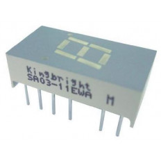 DISPLAY LED ΚΟΙΝΗΣ ΑΝΟΔΟΥ  ΚΟΚΚΙΝΟ 10.16 mm x 19.06 mm x 6.1 mm SA03-11EWA