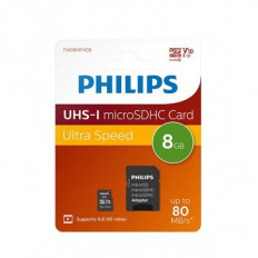 ΚΑΡΤΑ ΜΝΗΜΗΣ MICRO SD 8GB C10 UHS-I V10 PHILIPS
