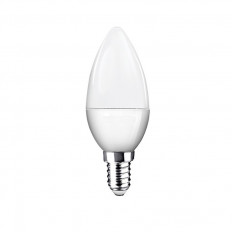7W ΛΑΜΠΑ LED E14 ΚΕΡΙ 6500K ΨΥΧΡΟ ΛΕΥΚΟ 600LM