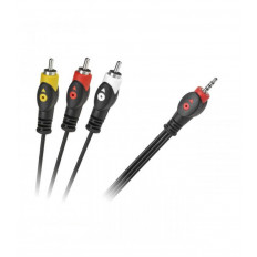 3.5mm 4 ΠΟΛΩΝ ΑΡΣΕΝΙΚΟ - 3RCA ΑΡΣΕΝΙΚΑ ΚΑΛΩΔΙΟ 1.5m