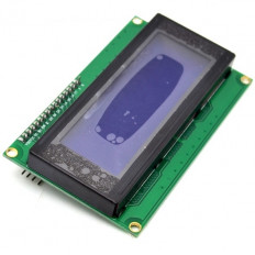 LCD MODULE 20x4 WHITE ON BLUE 5V I2C PROTOCOL