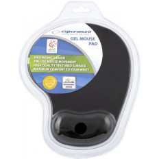 GEL MOUSE PAD ΜΑΥΡΟ ESPERANZA