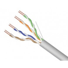 UTP CAT5e ΜΟΝΟΚΛΩΝΟ ΚΑΛΩΔΙΟ ΧΑΛΚΟΥ 305m ΓΚΡΙ