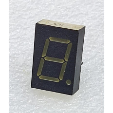 DISPLAY LED ΚΟΙΝΗΣ ΚΑΘΟΔΟΥ ΚΙΤΡΙΝΟ 12.7 mm x 19.05 mm x 6 mm  7 SEGMENT SEL 621