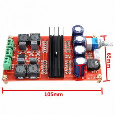 ΕΝΙΣΧΥΤΗΣ ΣΤΕΡΕΟΦΩΝΙΚΟΣ 2x100W ΠΛΑΚΕΤΑ