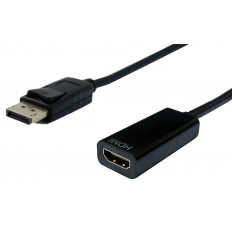 DISPLAYPORT ΑΡΣΕΝΙΚΟ - HDMI ΘΗΛΥΚΟ 4K 2K ΑΝΤΑΠΤΟΡΑΣ ΜΕ ΚΑΛΩΔΙΟ 0.20m