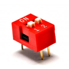 DIP SWITCH 2P STANDART  H΄ LOW PROFILE