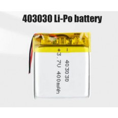 3.7V 400mAh ΜΠΑΤΑΡΙΑ Li-PO LP403030