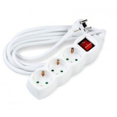ΠΟΛΥΠΡΙΖΟ 3 ΘΕΣΕΩΝ ΔΙΑΚΟΠΤΗ ΚΑΙ ΚΑΛΩΔΙΟ 3X1.5mm/3m