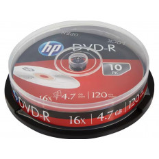 DVD-R 4.7GB ΣΕΤ 10 TEMΑΧΙΩΝ HP