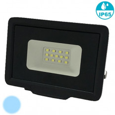 ΠΡΟΒΟΛΕΑΣ LED 10W 220V IP65 6000k SLIM ΜΑΥΡΟΣ