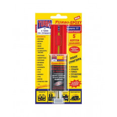 ΚΟΛΛΑ 5min TURBO EPOXY ΔΙΑΦΑΝΗΣ 24ml 88505