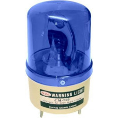 CM 220B ΠΕΡΙΣΤΡΕΦΟΜΕΝΟΣ ΦΑΡΟΣ ΜΕ ΒΙΔΕΣ 230V/10W ΜΠΛΕ
