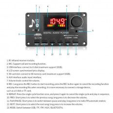 BLUETOOTH MP3 USB PLAYER- FM ΡΑΔΙΟ ΜΕ ΕΝΙΣΧΥΤΗ 2Χ40W