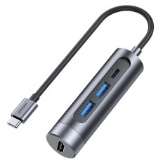 S-H113-DG DOCKING STATION 4 ΘΥΡΩΝ USB C 100W PD 4K ΓΚΡΙ JOYROOM