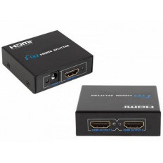 SPLITTER HDMI 1:2 3D/1.4V ΜΕ ΤΡΟΦΟΔΟΤΙΚΟ ANGA PS-1002-4K