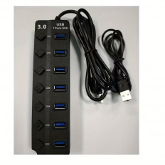 USB 3.0 HUB 7 PORT ΜΕ ΑΤΟΜΙΚΟΥΣ ΔΙΑΚΟΠΤΕΣ