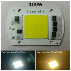 100W 220VAC LED MODULE ΨΥΧΡΟ ΛΕΥΚΟ (COB LED)