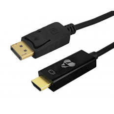 DISPLAYPORT ΑΡΣΕΝΙΚΟ - HDMI ΑΡΣΕΝΙΚΟ ΚΑΛΩΔΙΟ 1m