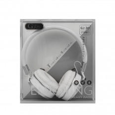 GJ 30 ΑΚΟΥΣΤΙΚΑ STEREO ΣΤΕΦΑΝΙ ΜΕ ΚΑΛΩΔΙΟ 1.8m ΛΕΥΚΑ