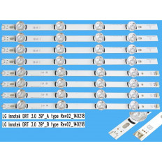 LED BAR BACKLIGHT ΓΙΑ 39" LG ( ΣΕΤ 8 ΤΕΜΑΧΙΩΝ ) 4 A+ 4 B