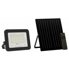 ΠΡΟΒΟΛΕΑΣ LED 30W ΜΕ ΗΛΙΑΚΟ ΠΑΝΕΛ 4000K 400Lm IP66 + ΤΗΛΕΧΕΙΡΙΣΤΗΡΙΟ