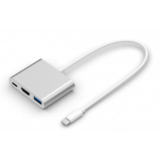ΜΕΤΑΤΡΟΠΕΑΣ TYPE-C ΣΕ HDMI/USB 3.0/TYPE-C ΚΑΛΩΔΙΟ 0.20cm