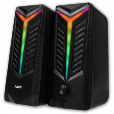 NOD AURORA ΗΧΕΙΑ ΥΠΟΛΟΓΙΣΤΗ 2.0 RGB ΜΕ ΦΩΤΙΣΜΟ