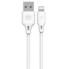 USB A - LIGHTNING ΚΑΛΩΔΙΟ ΓΙΑ iPHONE 1m 2.4A ΛΕΥΚΟ FULL SPEED WDC-092i