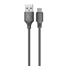 USB A - MICRO USB B ΚΑΛΩΔΙΟ 1m 2.4A ΜΑΥΡΟ FULL SPEED WDC-092m