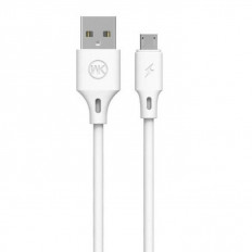 USB A - MICRO USB B ΚΑΛΩΔΙΟ 2m 2.4A ΛΕΥΚΟ FULL SPEED WDC-092m