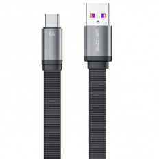 USB 2.0 A - USB TYPE-C ΚΑΛΩΔΙΟ 1.5m 6A ΜΑΥΡΟ WDC-156