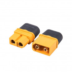 XT 60H-F ΚΟΝΕΚΤΟΡΑΣ 2pin ΘΗΛΥΚΟΣ 30A ΓΙΑ ΚΑΛΩΔΙΟ ΜΕ ΚΑΛΥΜΜΑ
