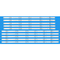 LED BAR BACKLIGHT ΓΙΑ 55" LG (ΣΕΤ 10 ΤΕΜΑΧΙΩΝ) 5 A+5 B