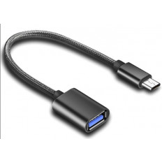 USB A ΘΗΛΥΚΟ - USB MICRO OTG ΚΑΛΩΔΙΟ 0.10m