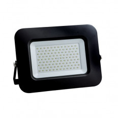 ΠΡΟΒΟΛΕΑΣ LED 100W 220V IP65 6000k SLIM ΜΑΥΡΟΣ
