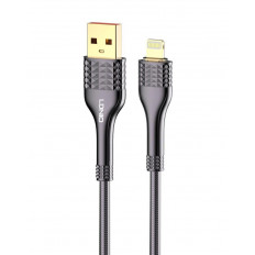USB A - LIGHTNING ΚΑΛΩΔΙΟ 2m 30W ΓΚΡΙ LS652 LDNIO