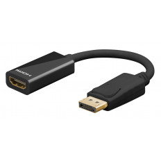 DISPLAYPORT ΑΡΣΕΝΙΚΟ - HDMI ΘΗΛΥΚΟ 8K ΑΝΤΑΠΤΟΡΑΣ ΜΕ ΚΑΛΩΔΙΟ 0.10m