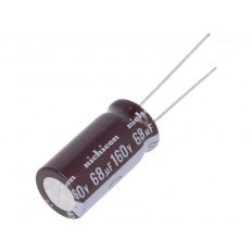 68μF/160V ΠΥΚΝΩΤΗΣ ΗΛΕΚΤΡΟΛΥΤΙΚΟΣ 105°C 12.5x25mm
