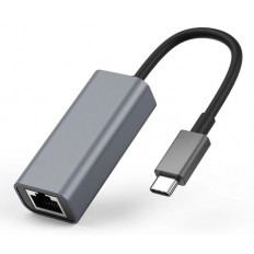 USB TYPE C ΑΡΣΕΝΙΚΟ -  ETHERNET LAN ΘΗΛΥΚΟ ΚΑΛΩΔΙΟ 0.20m