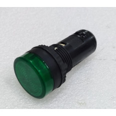 ΕΝΔΕΙΚΤΙΚΗ ΛΥΧΝΙΑ 220V AC 2,5W ΠΡΑΣΙΝΗ ΜΕ ΒΙΔΕΣ Φ22