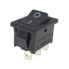 ΔΙΑΚΟΠΤΗΣ ΚΟΥΝΙΑΣ ON-ON 3 ΕΠΑΦΩΝ 3A/250V ΜΑΥΡΟΣ