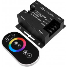 LED CONTROLLER RGB ΜΕ ΤΗΛΕΧΕΙΡΙΣΤΗΡΙΟ RF ΑΦΗΣ 12V/24V DC 432W (MAX)