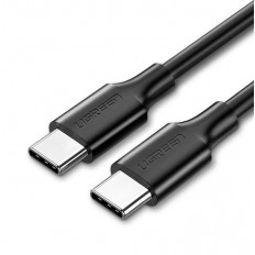 USB TYPE C - USB TYPE C 3A/PD 60W ΚΑΛΩΔΙΟ 2m US286 UGREEN ΜΑΥΡΟ